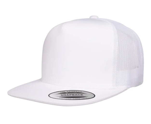 Casquette de camionneur à faisceau plat